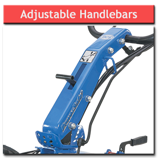 8hp Rotavator Adjustable Handlebars