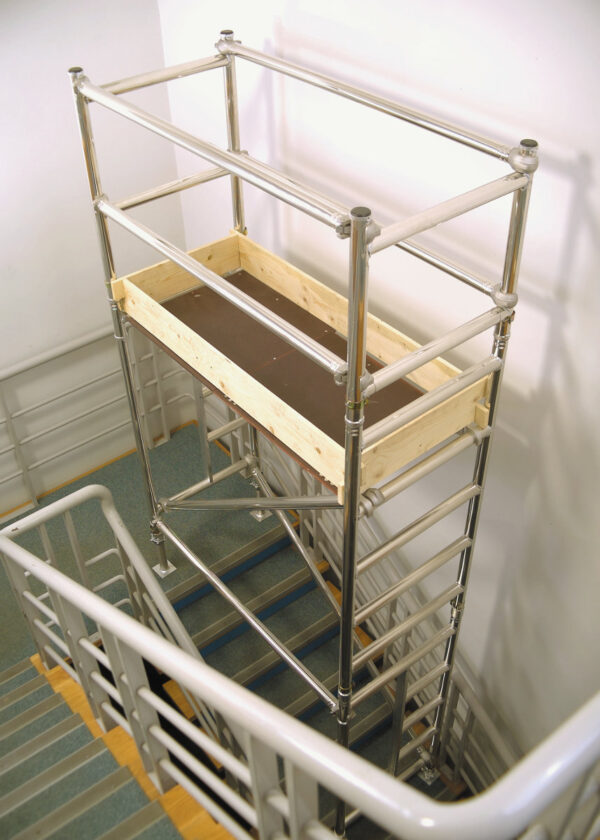 Stairway Access Tower In Use 2 Stairway Access Tower In Use 2