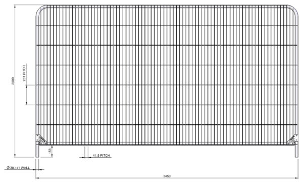 Temporary Fence Panels (Heras Fencing)