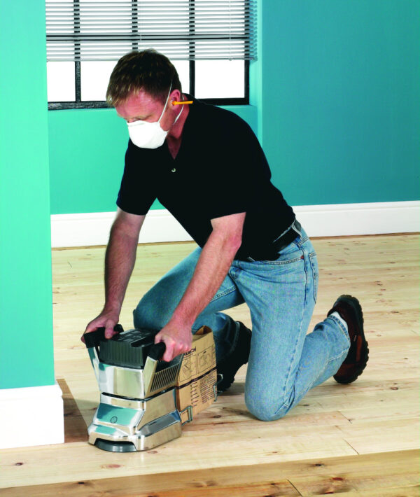 Floor Edging Sander In Action - 1 Floor Edging Sander In Action - 1