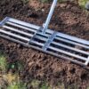 Lawn levelling Rake / Lute - In Action 3 Lawn levelling Rake / Lute - In Action 3