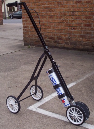 Line Marker Trolley - In Action 1