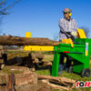 Log Splitter Electric 8 Tonne Hydraulic - 2 Levered Control System - In Action 1