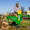 Log Splitter Electric 8 Tonne Hydraulic - In Action 2
