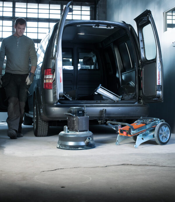 PG280 Floor Grinder - In Action 2 PG280 Floor Grinder - In Action 2