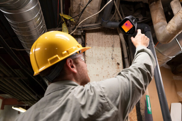 Thermal Imaging Camera - Ex Pro Series - In Action - Air Leak