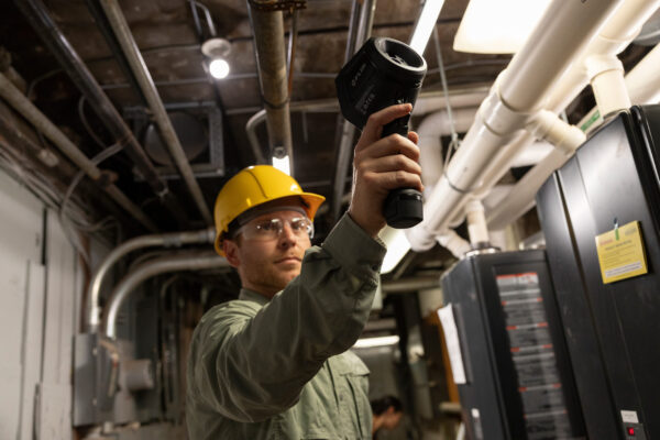 Thermal Imaging Camera - Ex Pro Series - In Action - Water Heater Inspection