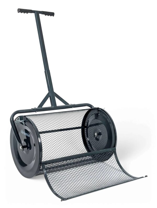 Top Dressing, Soil & Compost Spreader - Cage Open