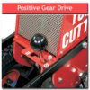Turf Cutter - Positive Gear Drive