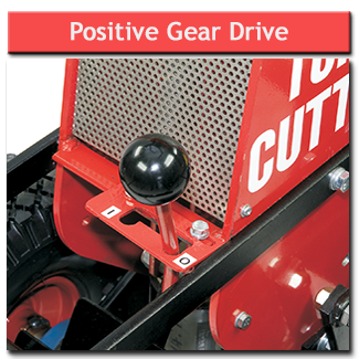 Turf Cutter - Positive Gear Drive