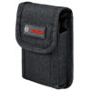 Durable black protective carry pouch for the Bosch 50m laser measure hire kit.